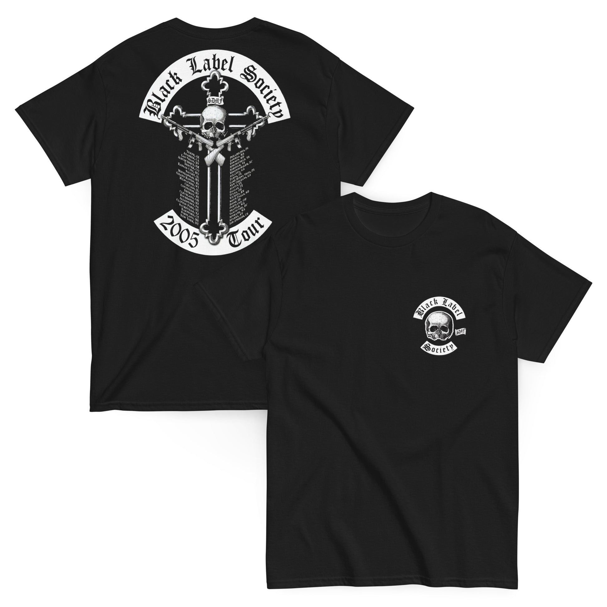 Black Label Society - Camiseta Sludge Metal BLS Unisex Clásica
