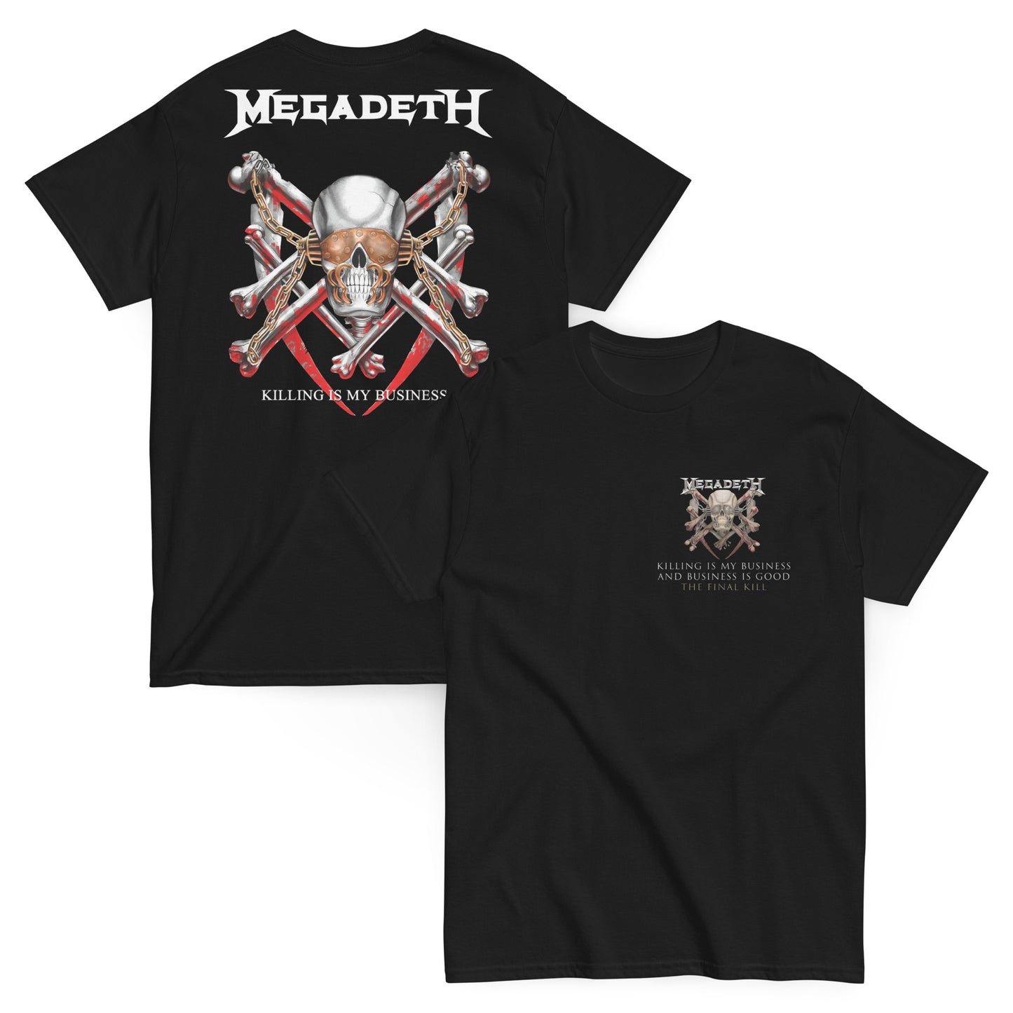 Megadeth - Camiseta Thrash Metal Big Four Unisex Premium