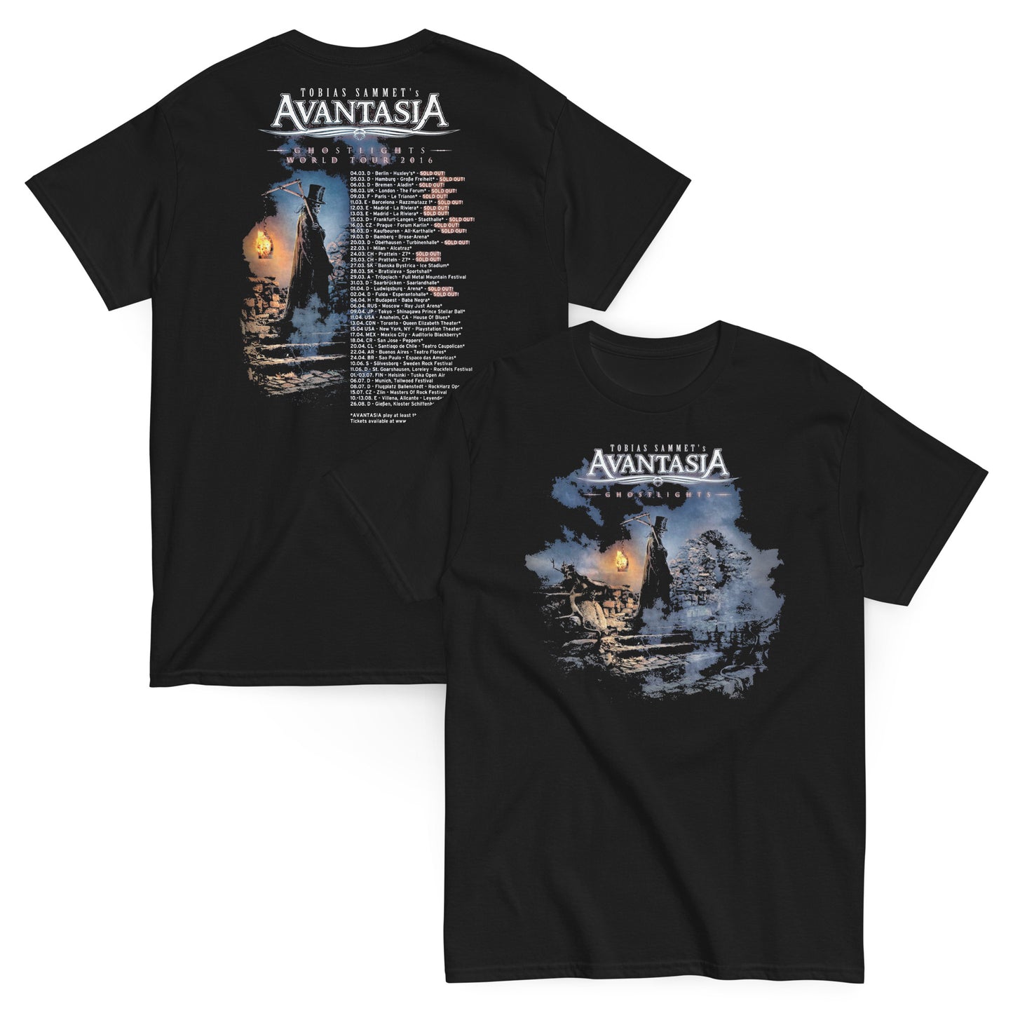 Avantasia Camiseta Power Metal Fulda Tobias Sammet Unisex Premium
