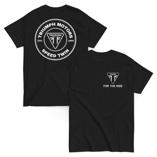 Triumph Motors - Camiseta Biker Motocicletas Unisex Clásica