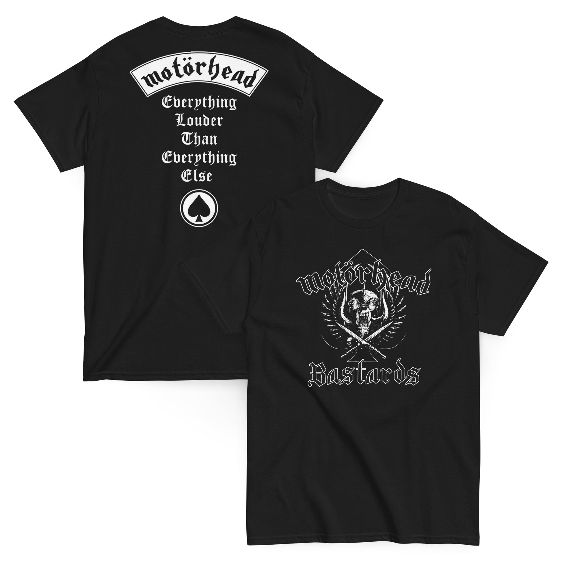 Motörhead Camiseta Heavy Metal Bastards Unisex Clásica