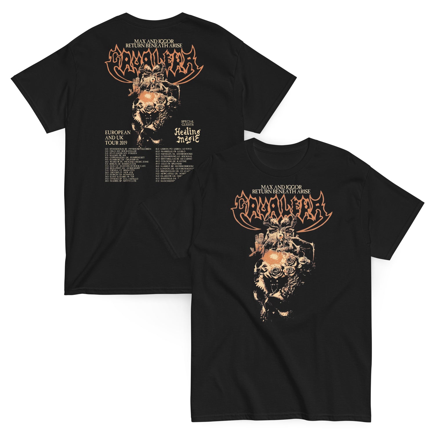 Cavalera Camiseta Groove Metal Brasileño Unisex Premium