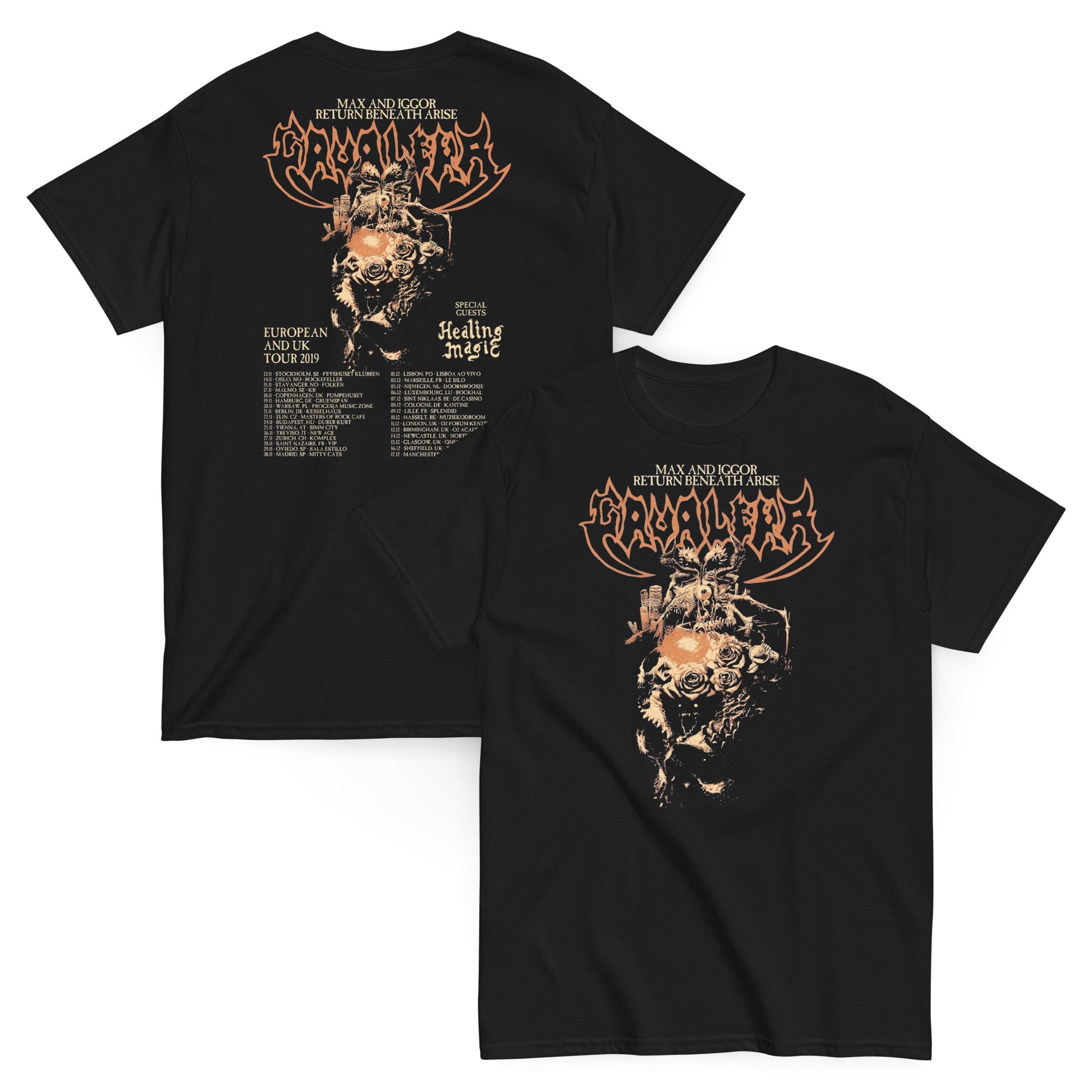 Cavalera Camiseta Groove Metal Brasileño Unisex Premium