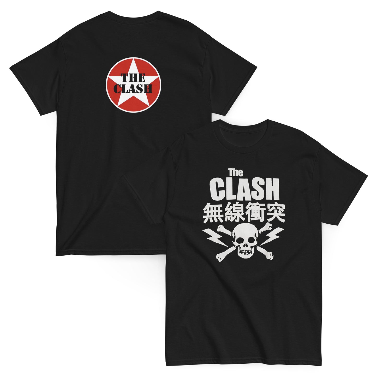 The Clash Camiseta Punk Rock Londres Unisex Clásica