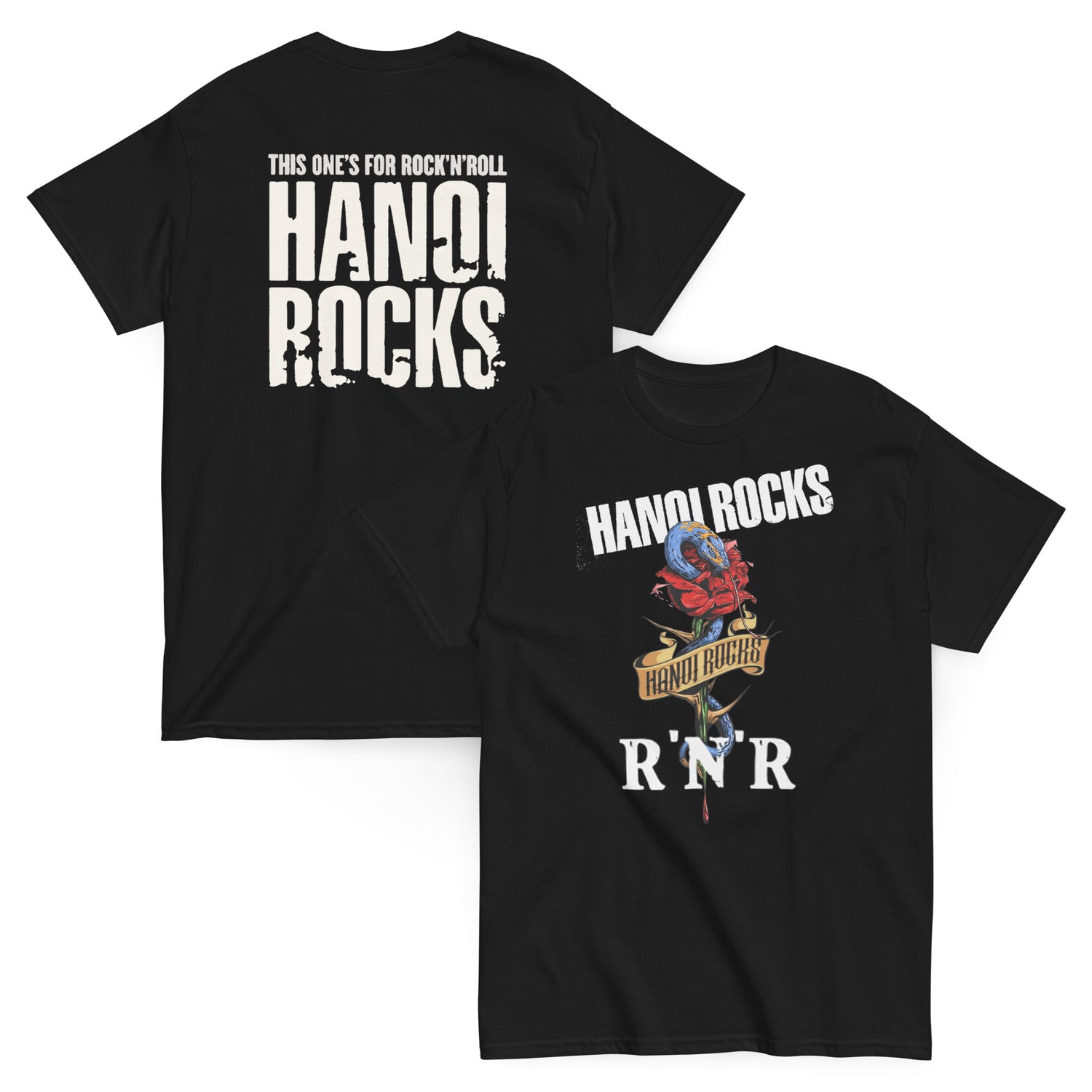 Hanoi Rocks Camiseta Glam Rock Helsinki Michael Monroe Unisex Clásica