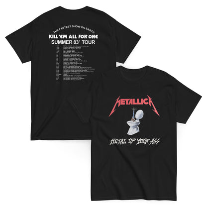 Metallica Camiseta Thrash Metal Kill 'Em All Unisex Premium