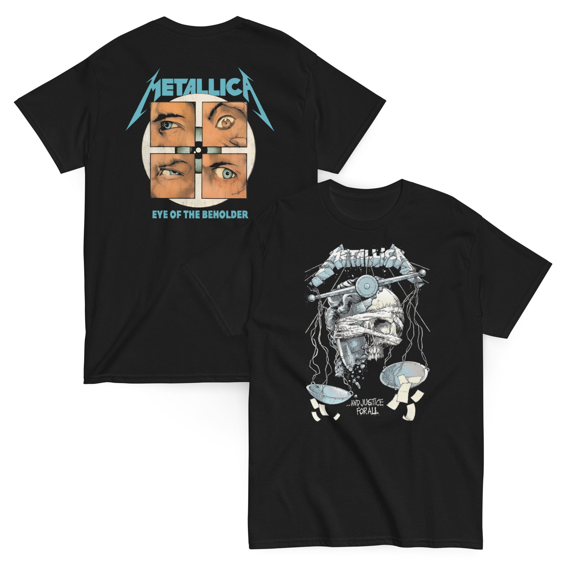 Metallica Camiseta Thrash Metal And Justice for All Unisex Premium