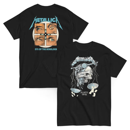 Metallica Camiseta Thrash Metal And Justice for All Unisex Premium