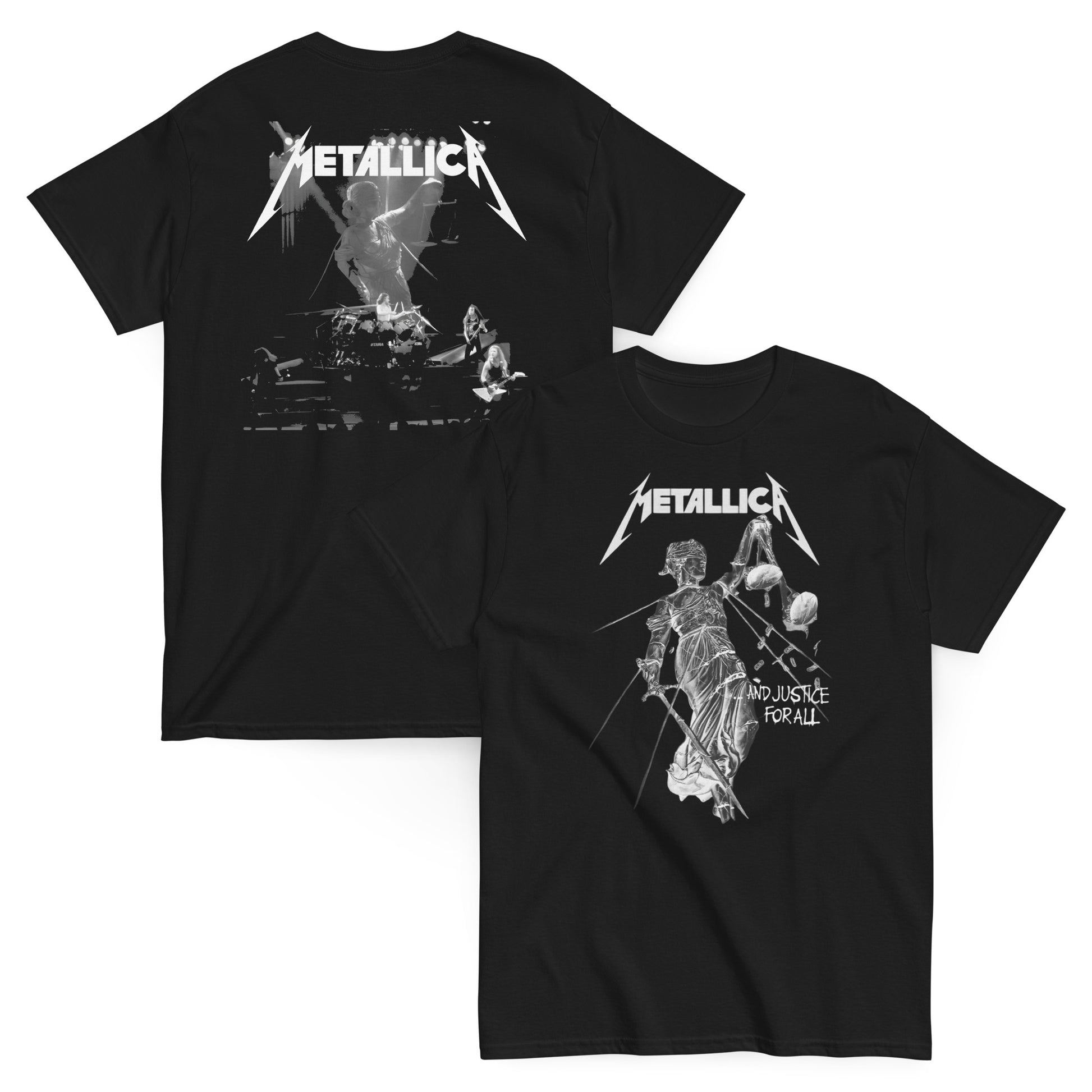 Metallica Camiseta Thrash Metal Justice Unisex Premium