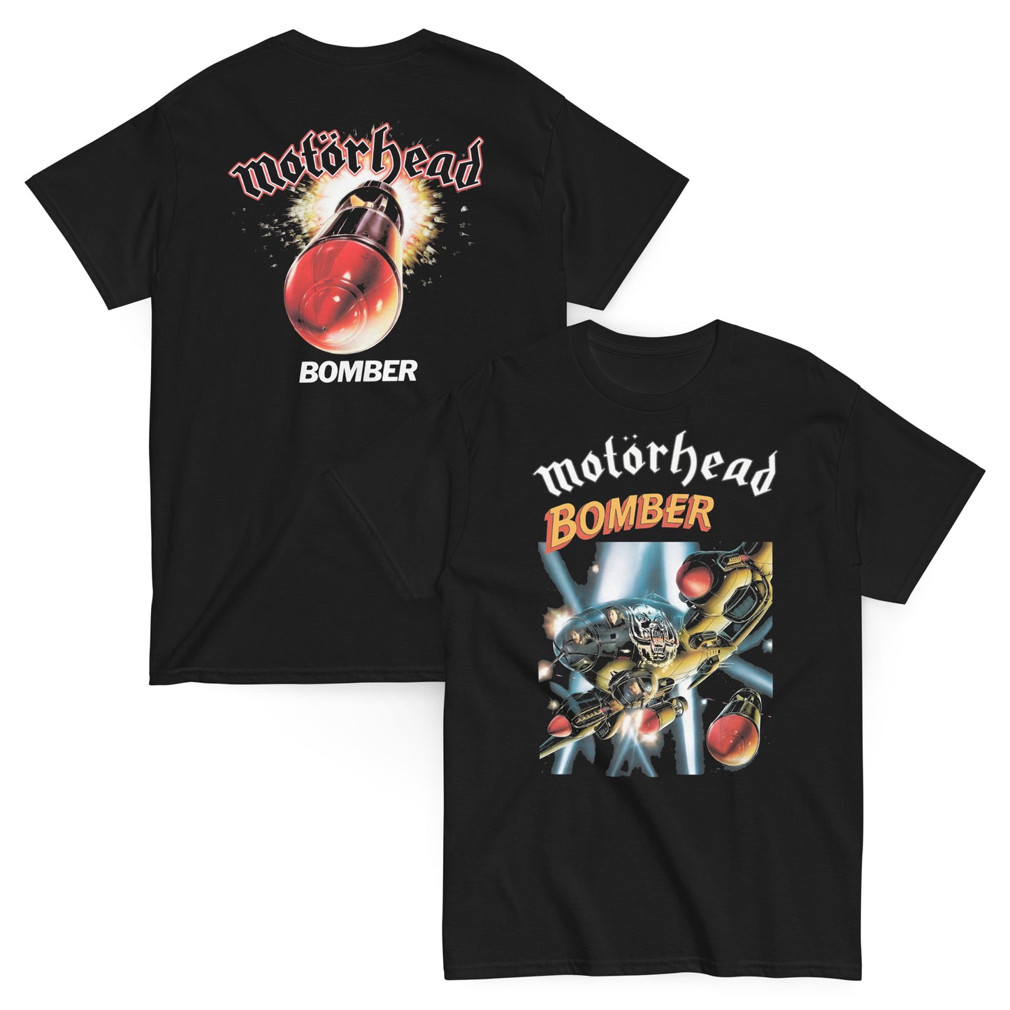 Motorhead Camiseta Heavy Metal Bomber Unisex Clásica