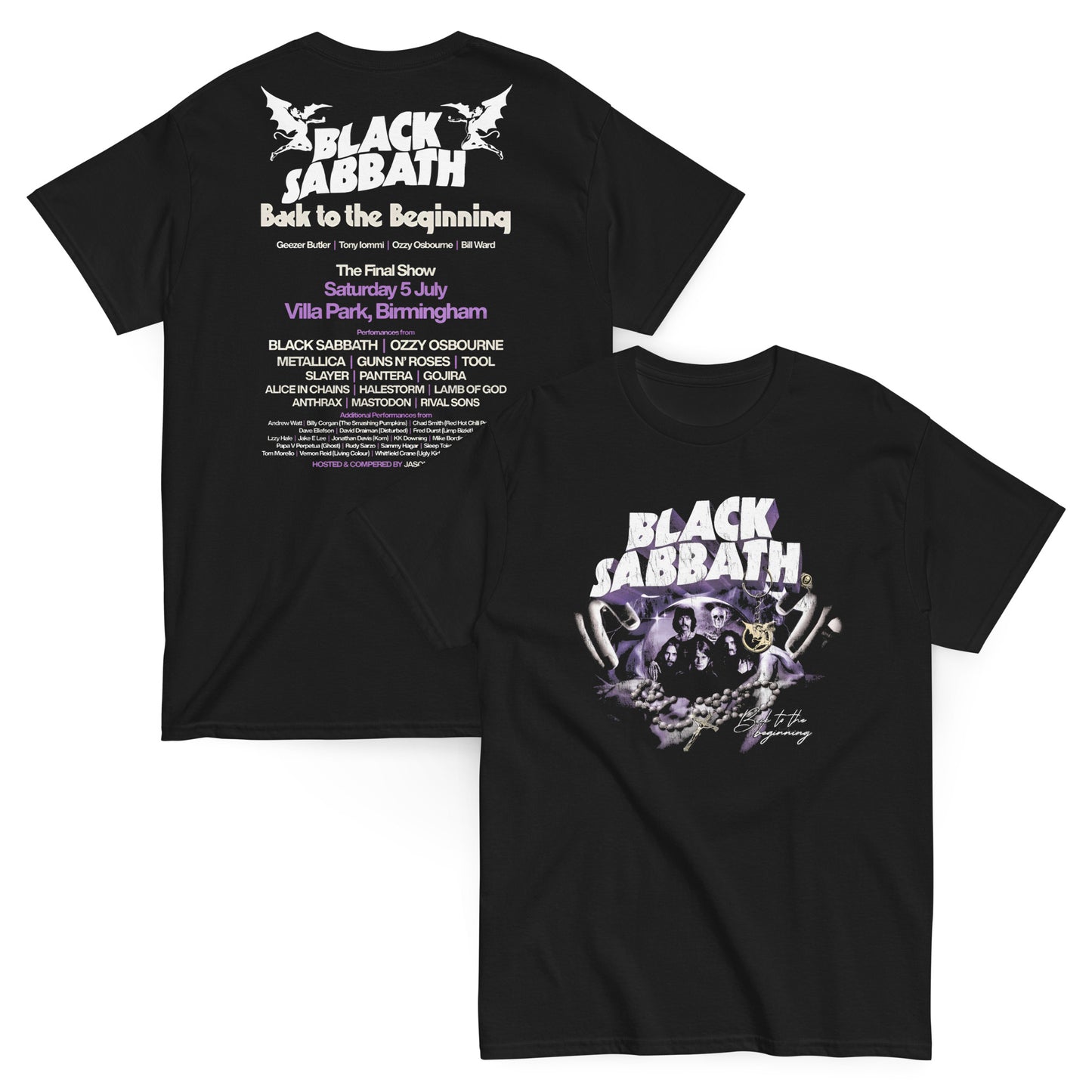 Black Sabbath Camiseta Heavy Metal The End Tour Unisex Premium