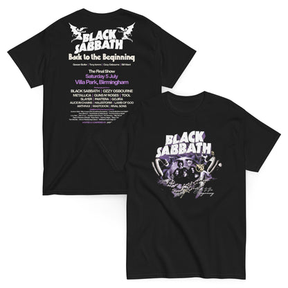 Black Sabbath Camiseta Heavy Metal The End Tour Unisex Premium