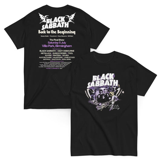 Black Sabbath Camiseta Heavy Metal The End Tour Unisex Premium