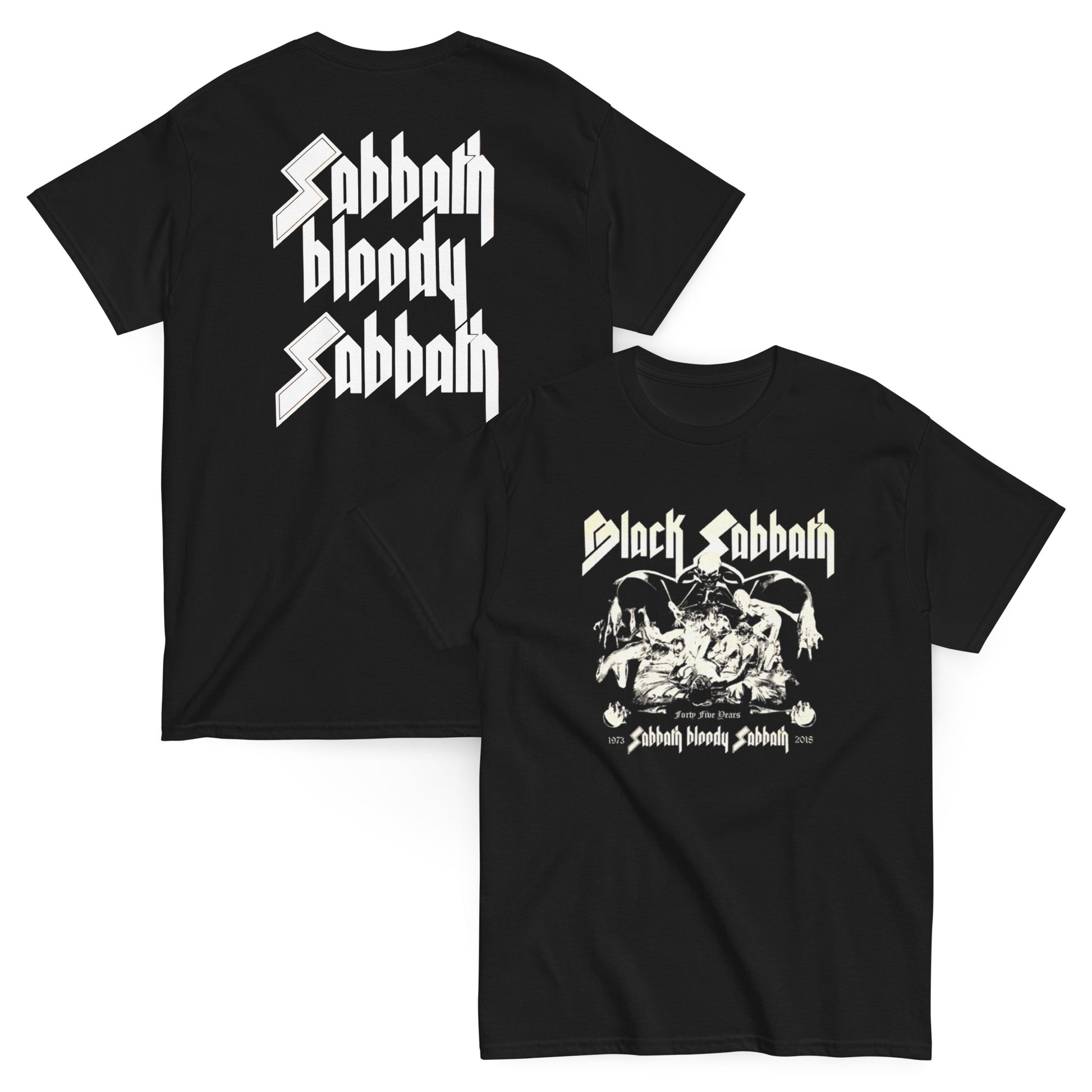 Black Sabbath Camiseta Heavy Metal Sabbath Bloody Sabbath Unisex Premium