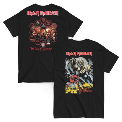 Iron Maiden Camiseta Heavy Metal Number of the Beast Unisex Premium