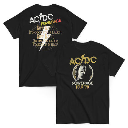 AC/DC Camiseta Hard Rock Riff Raff Unisex Premium
