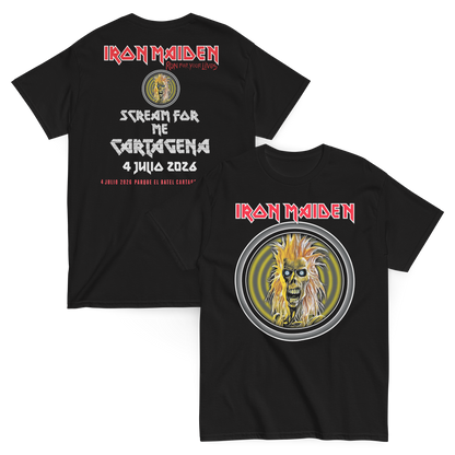 Iron Maiden Camiseta Heavy Metal Concierto Cartagena 2026 Premium