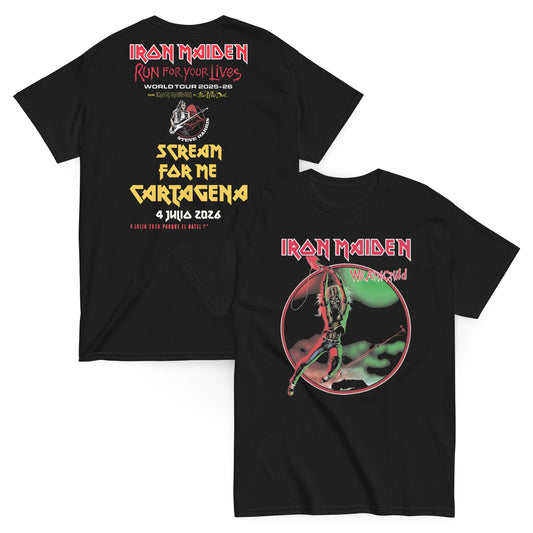 Iron Maiden Camiseta Heavy Metal Cartagena Unisex Premium
