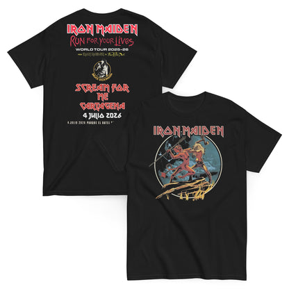 Iron Maiden Camiseta Heavy Metal Number of the Beast Rock Imperium Cartagena Unisex Premium