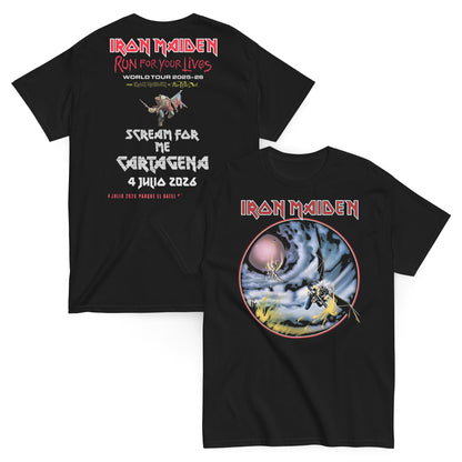 Iron Maiden Camiseta Heavy Metal Piece of Mind Cartagena Rock Imperium Unisex Premium