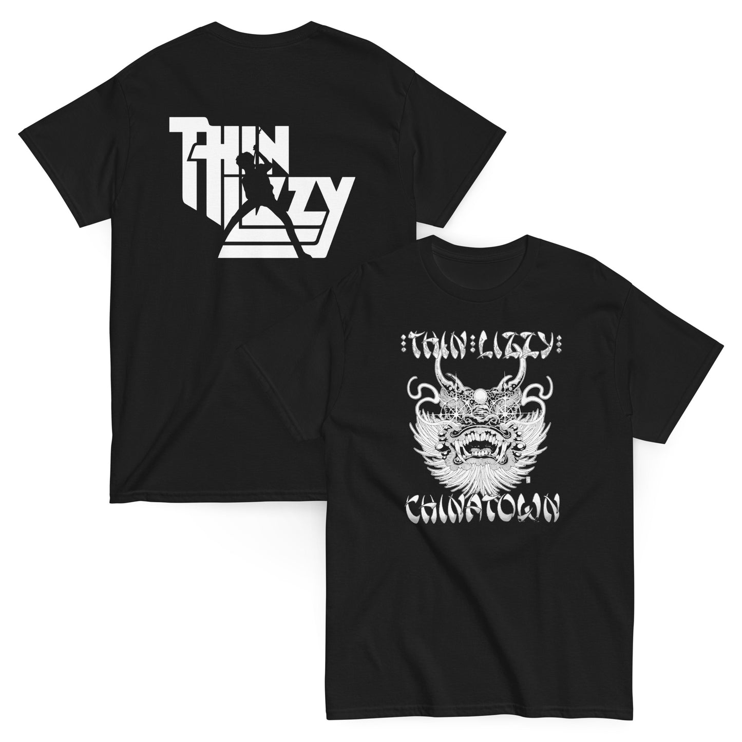 Thin Lizzy Camiseta Hard Rock Chinatown Phil Lynott Unisex Premium