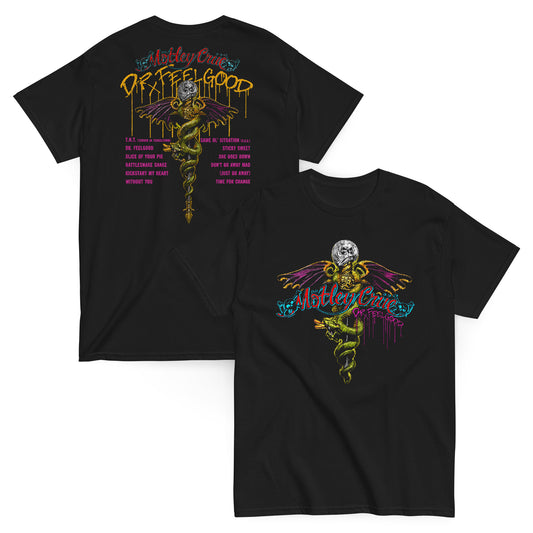 Mötley Crüe Camiseta Glam Metal Rattlesnake Shake Unisex Premium