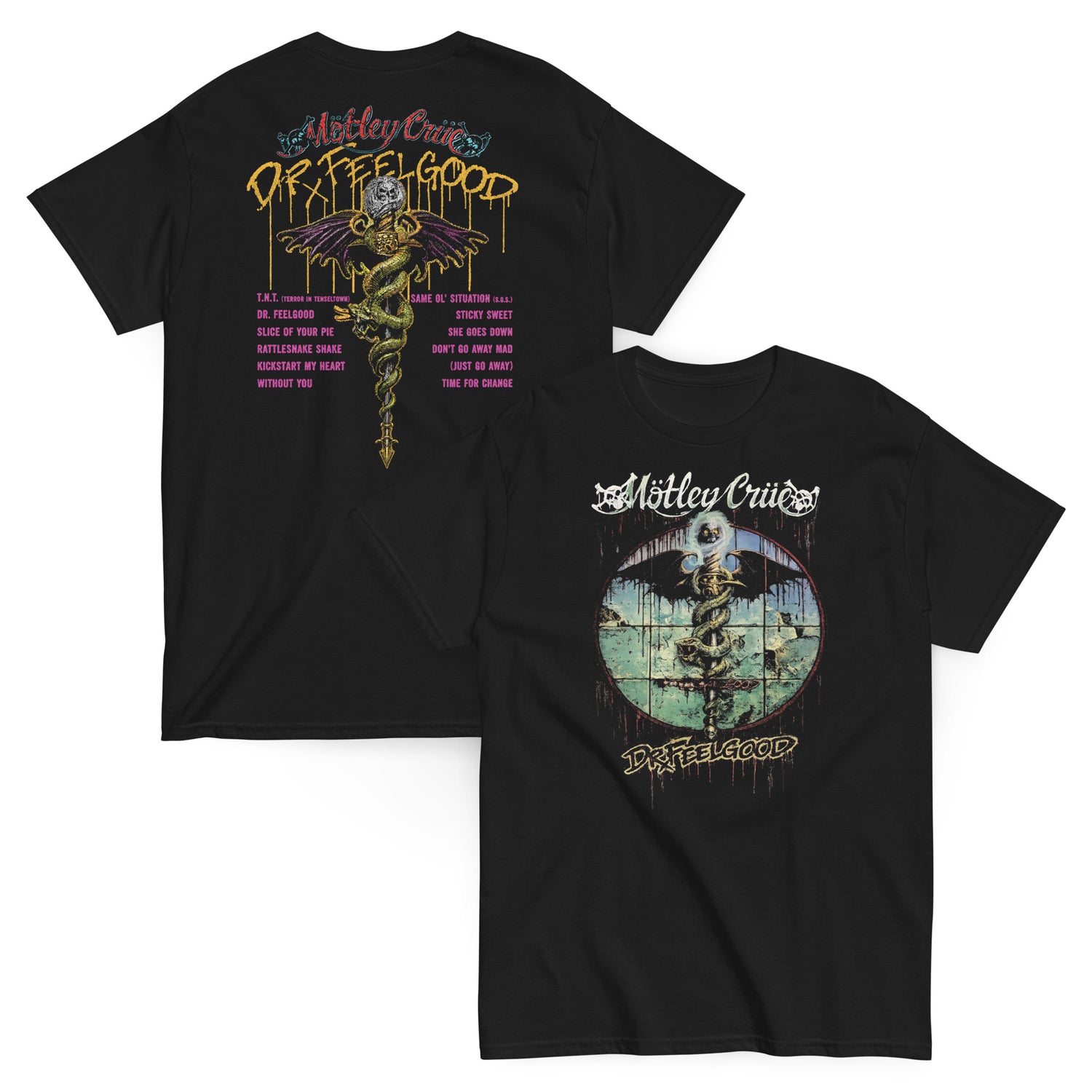 Mötley Crüe Camiseta Glam Metal Sticky Sweet Unisex Premium