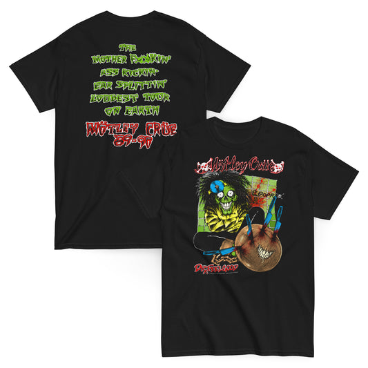 Mötley Crüe Camiseta Glam Metal Terror n Tinseltown Unisex Premium
