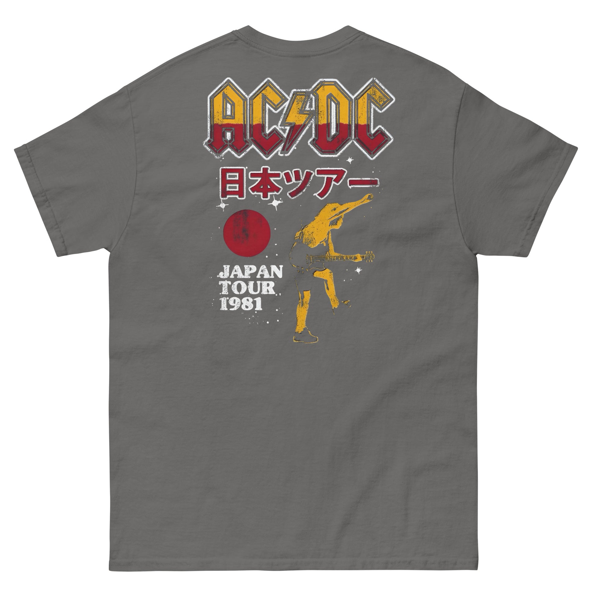 AC/DC Camiseta Hard Rock Japan Tour 1981 Unisex Clásica