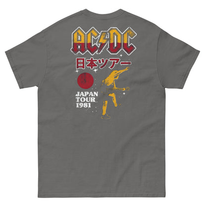AC/DC Camiseta Hard Rock Japan Tour 1981 Unisex Clásica