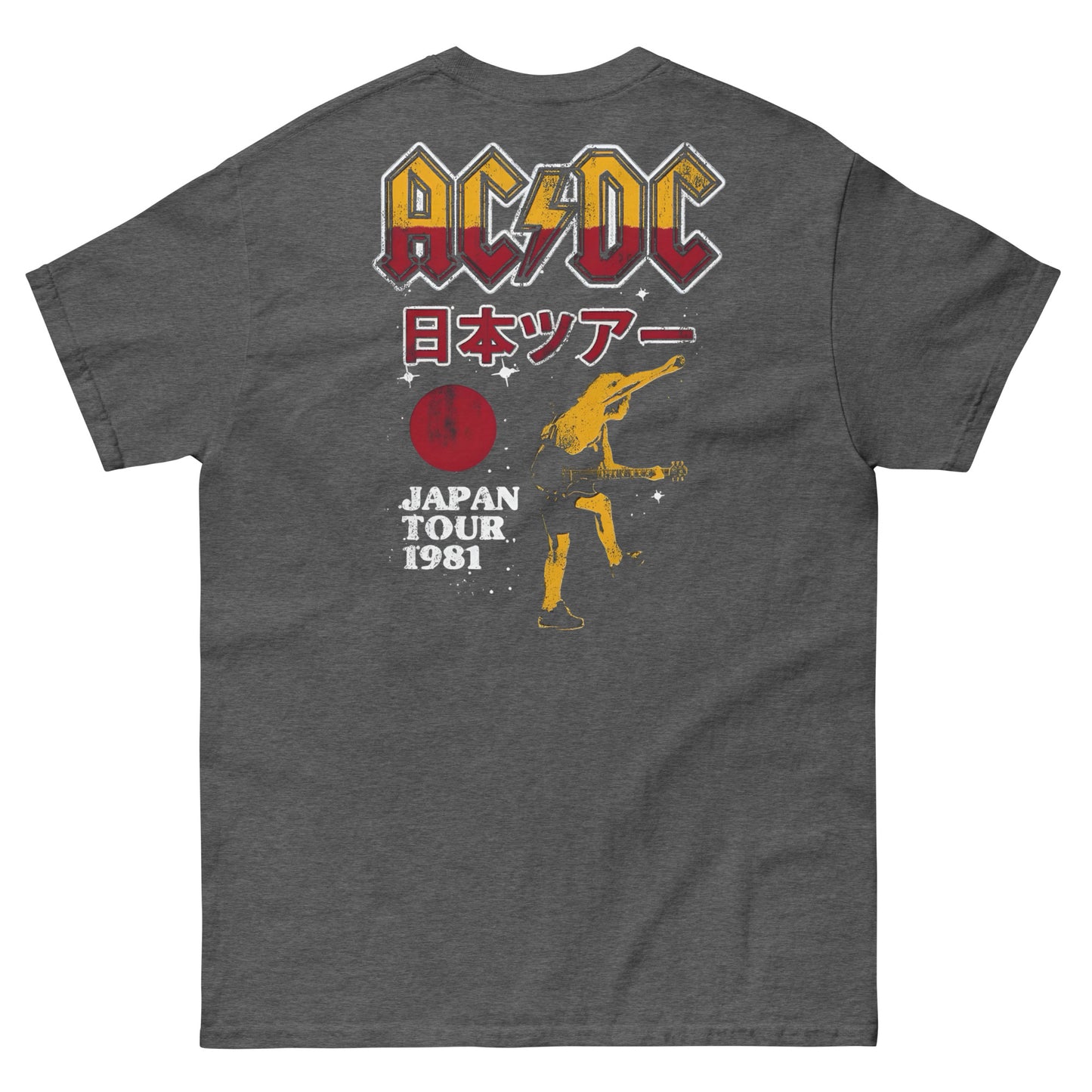 AC/DC Camiseta Hard Rock Japan Tour 1981 Unisex Clásica