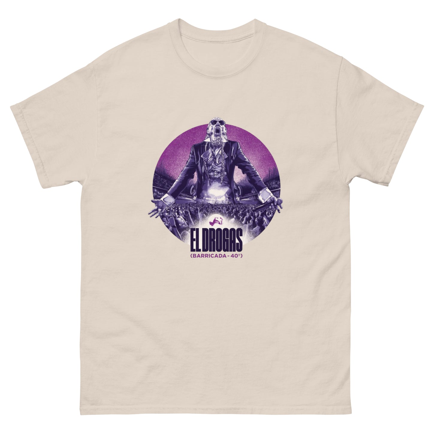 El Drogas - Camiseta Rock Vasco Navarra Unisex Premium