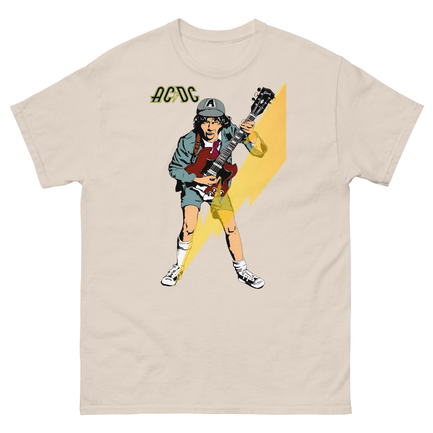 AC/DC Camiseta Hard Rock Angus Young Unisex Premium