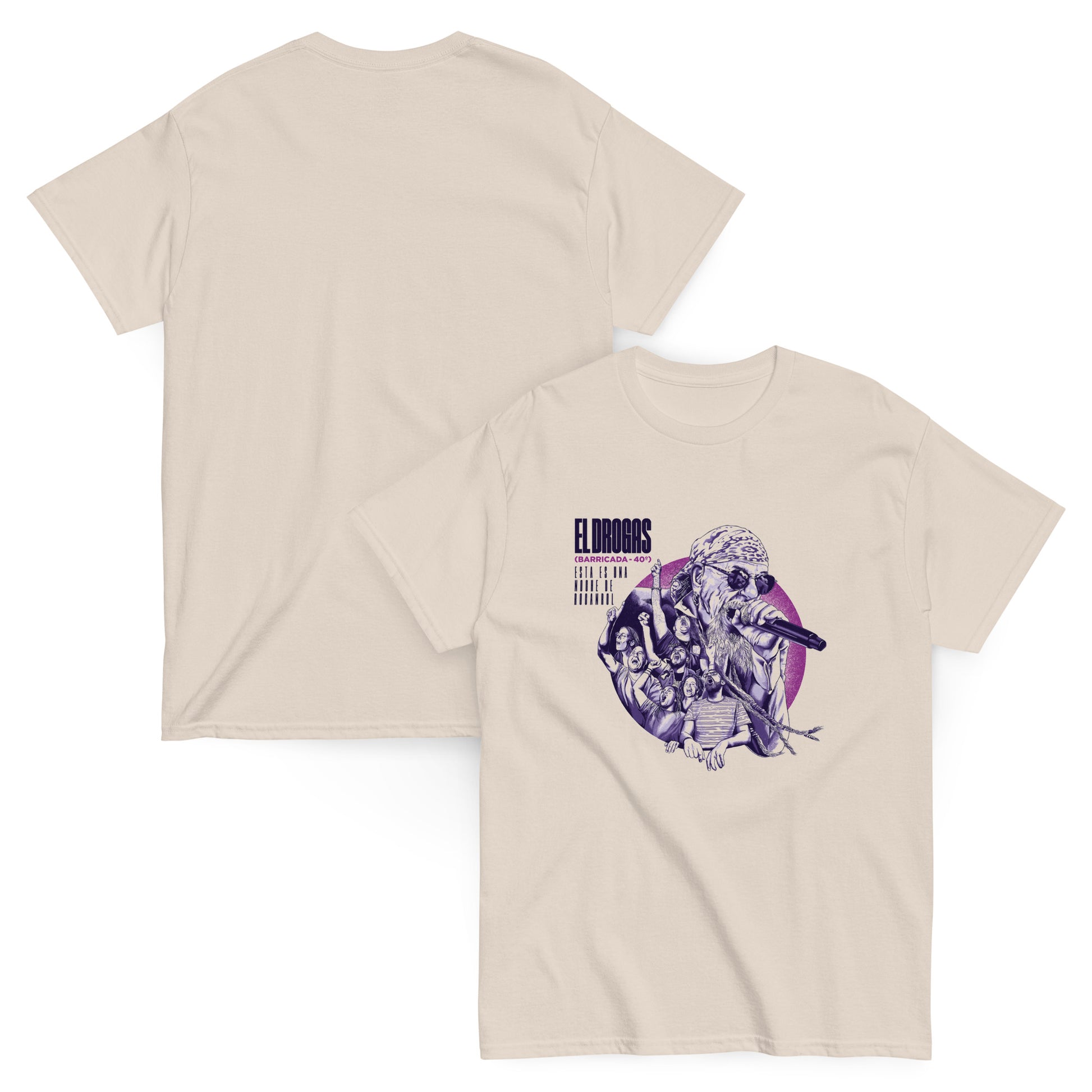 El Drogas - Camiseta Rock Radical Pamplona Unisex Clásica