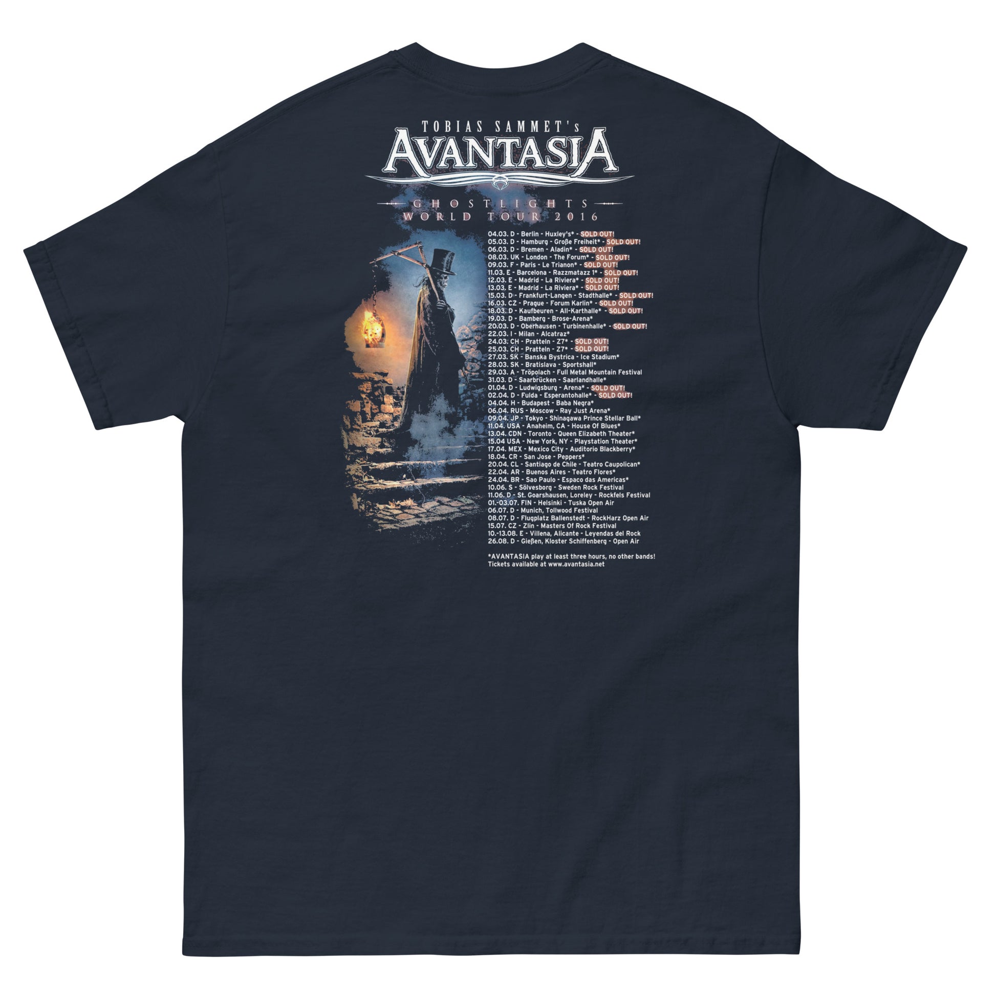 Avantasia Camiseta Power Metal Fulda Tobias Sammet Unisex Premium