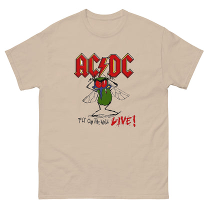 AC/DC Camiseta Hard Rock Fly on the Wall 1985 Unisex Clásica