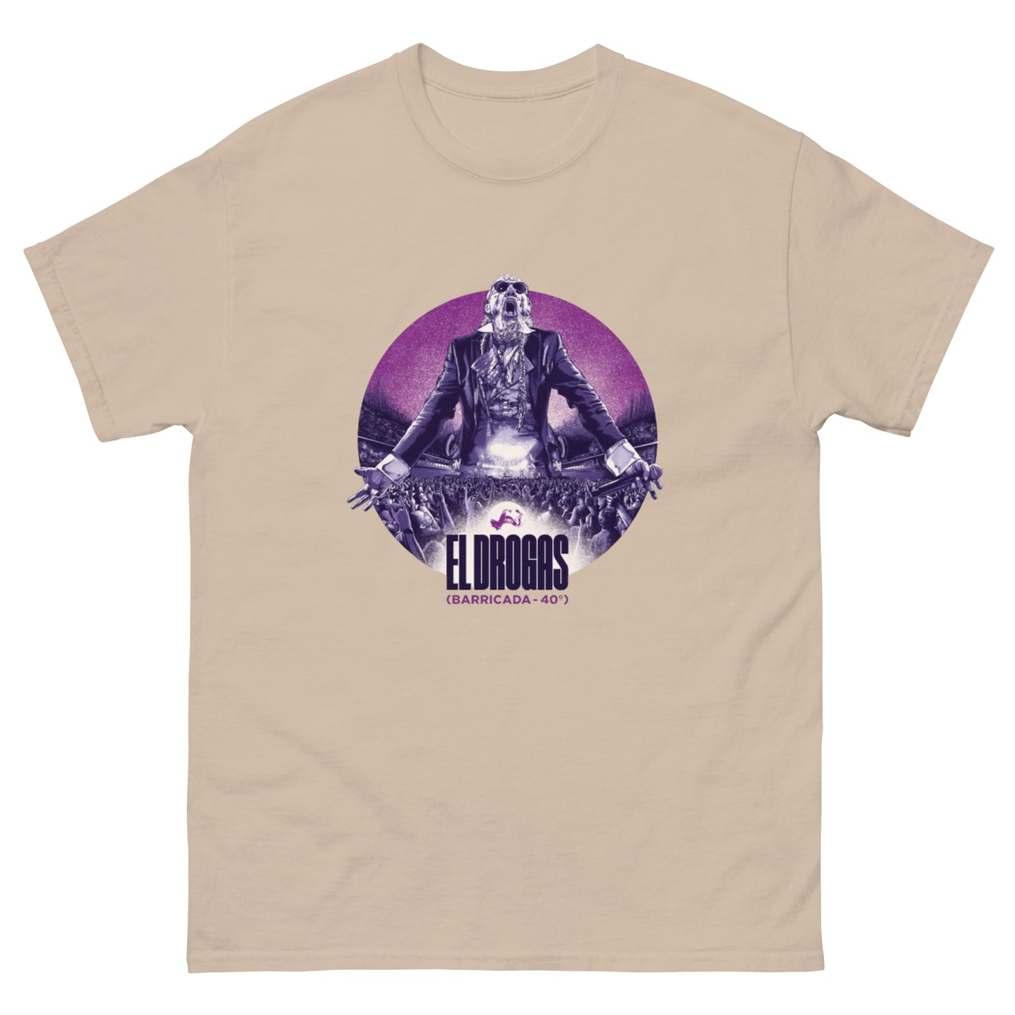 El Drogas - Camiseta Rock Vasco Navarra Unisex Premium