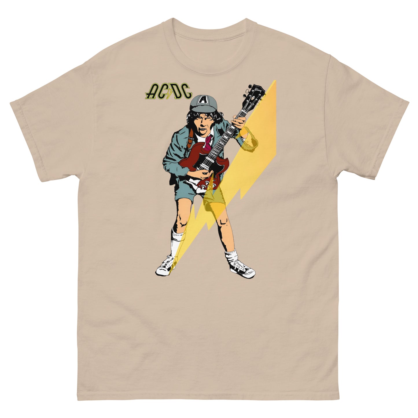 AC/DC Camiseta Hard Rock Angus Young Unisex Premium