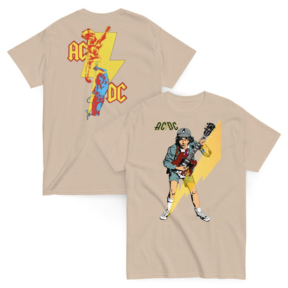 AC/DC Camiseta Hard Rock Angus Young Unisex Premium