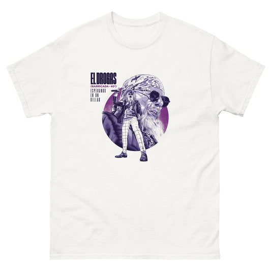 El Drogas Camiseta Rock Español Barricada 40º Unisex Premium