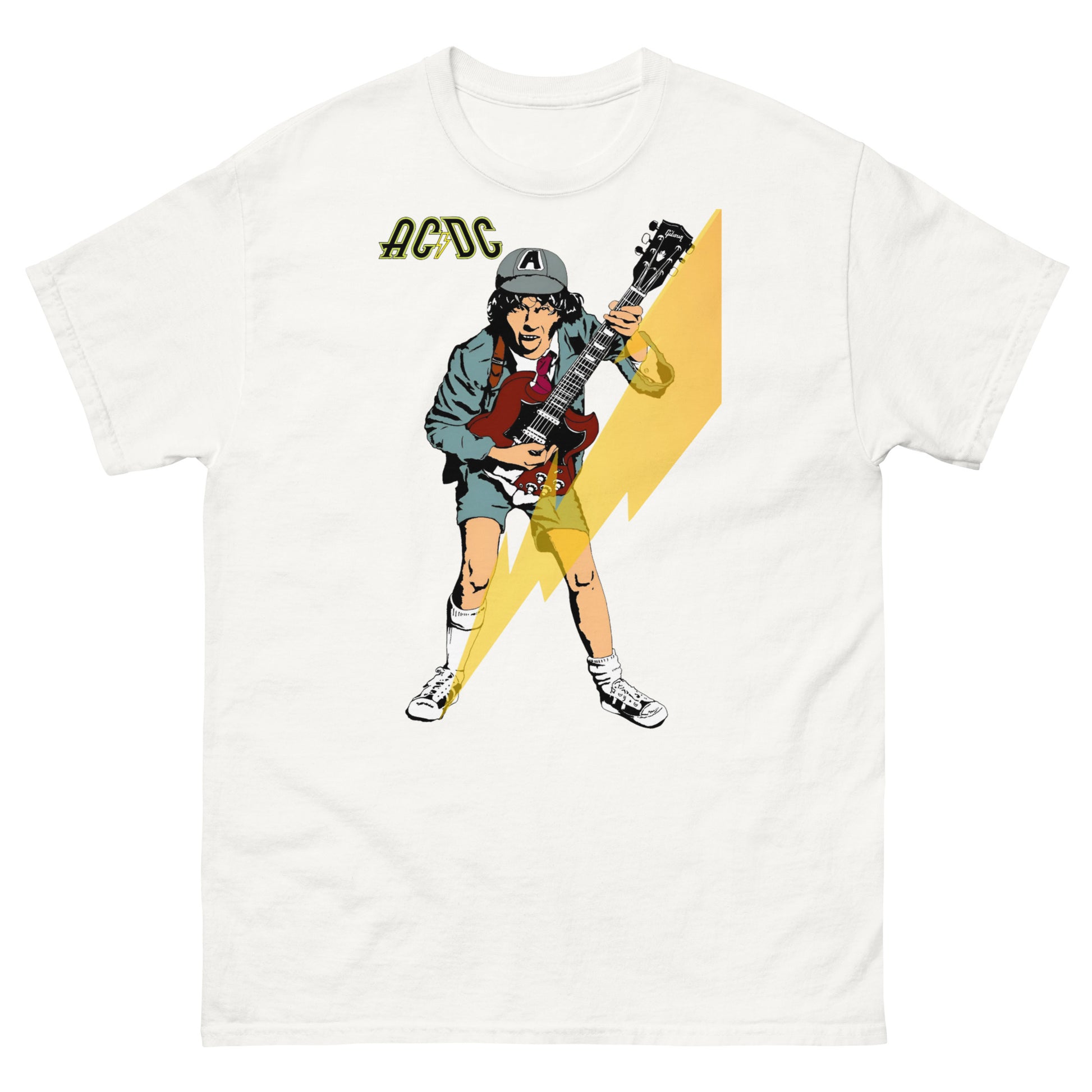 AC/DC Camiseta Hard Rock Angus Young Unisex Premium