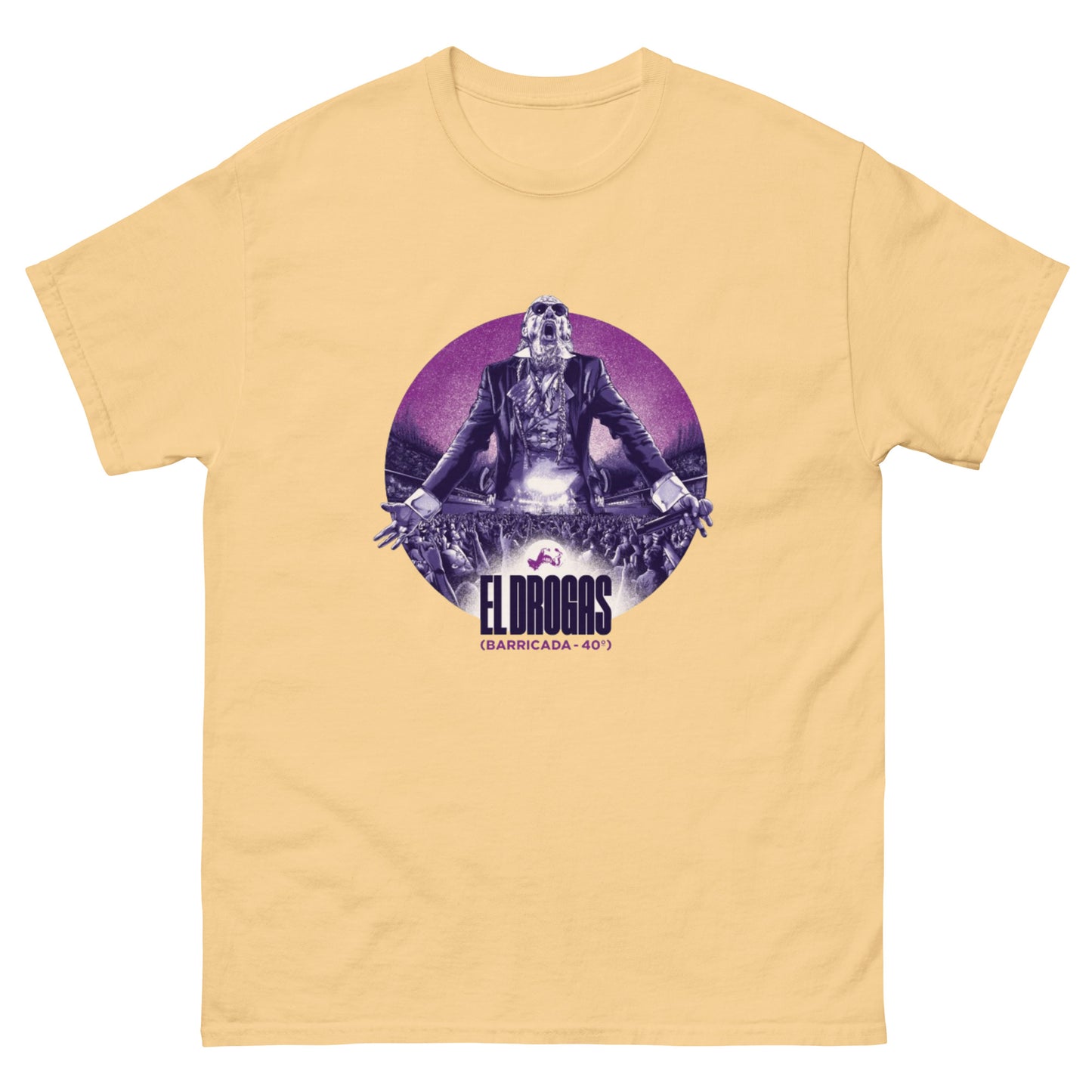 El Drogas - Camiseta Rock Vasco Navarra Unisex Premium